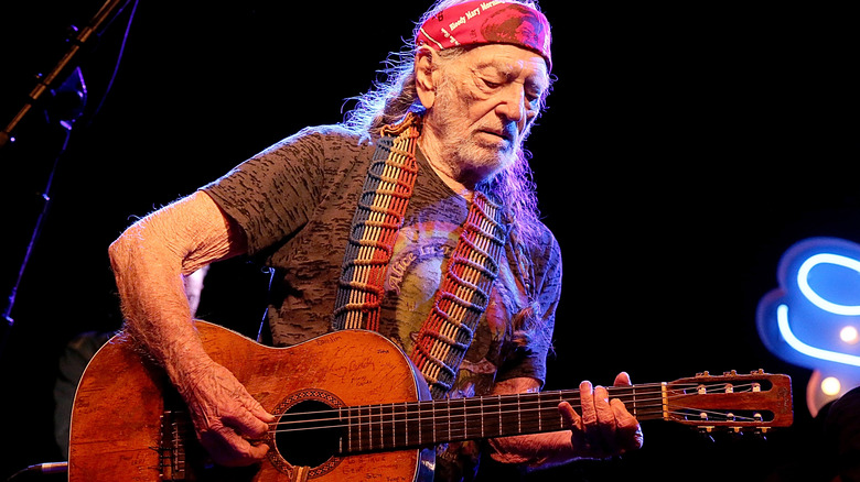 Willie Nelson performing in 2019