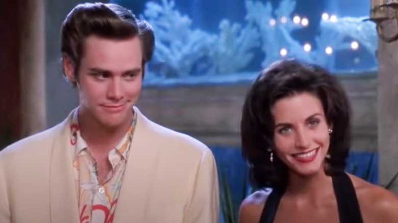 Jim Carrey and Courteney Cox "Ace Ventura: Pet Detective" 