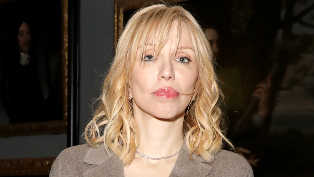 Courtney Love looking stern 