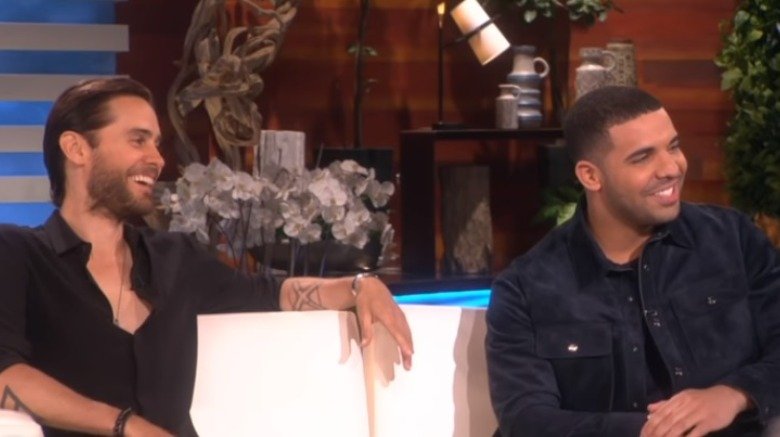 Jared Leto and Drake on the Ellen Show