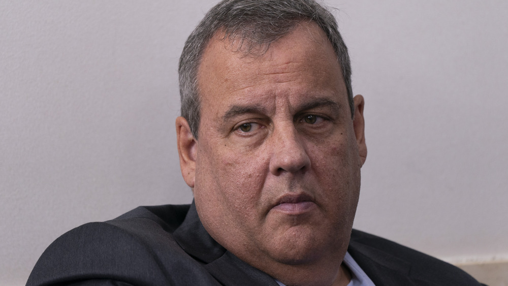 Chris Christie looking stern 