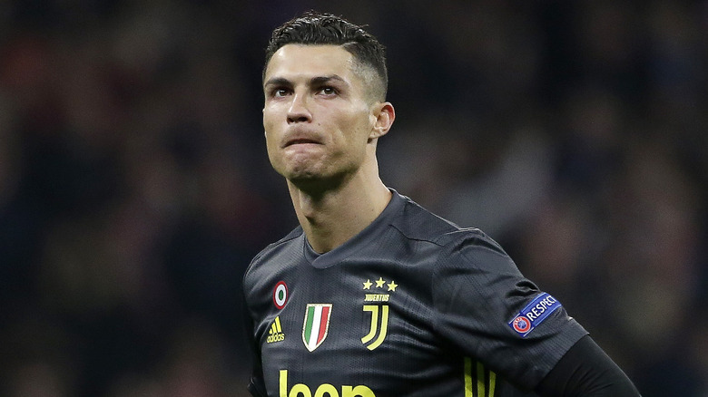 Cristiano Ronaldo during a 2019 match