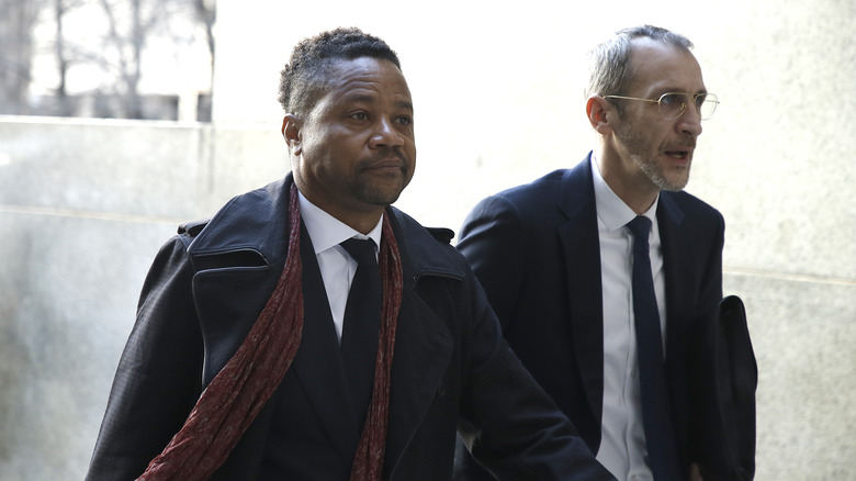 Cuba Gooding Jr. arrives at the courthouse