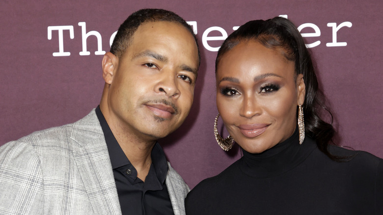 Mike Hill and Cynthia Bailey purple background