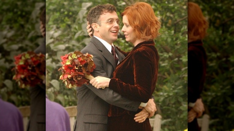 David Eigenberg and Cynthia Nixon in "Sex And the City" 2007