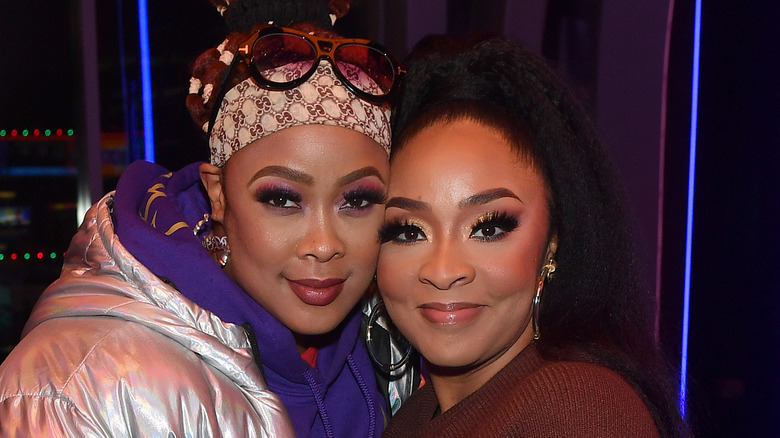 Da Brat and Judy Dupart smiling