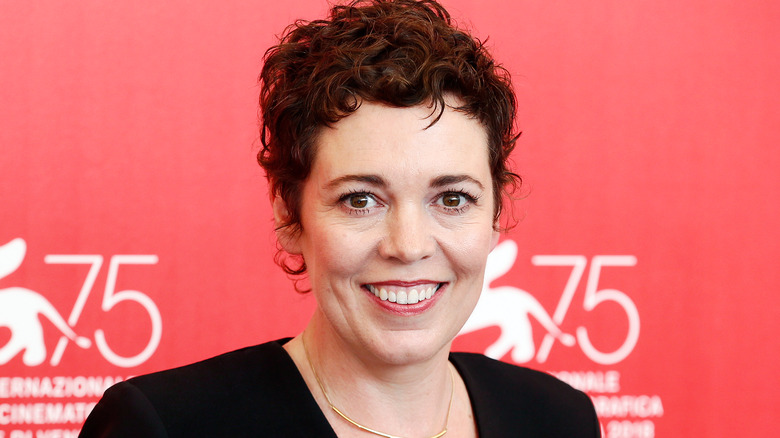 Olivia Colman smiling