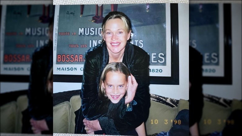 Melanie Griffith and Dakota Johnson old photo