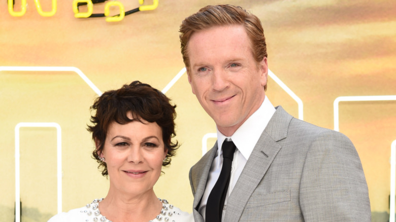 Damian Lewis with his late wife Helen McCrory