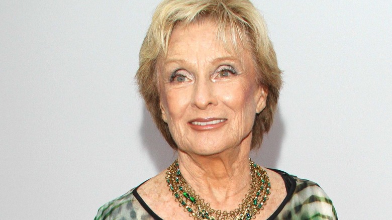 Cloris Leachman staring off