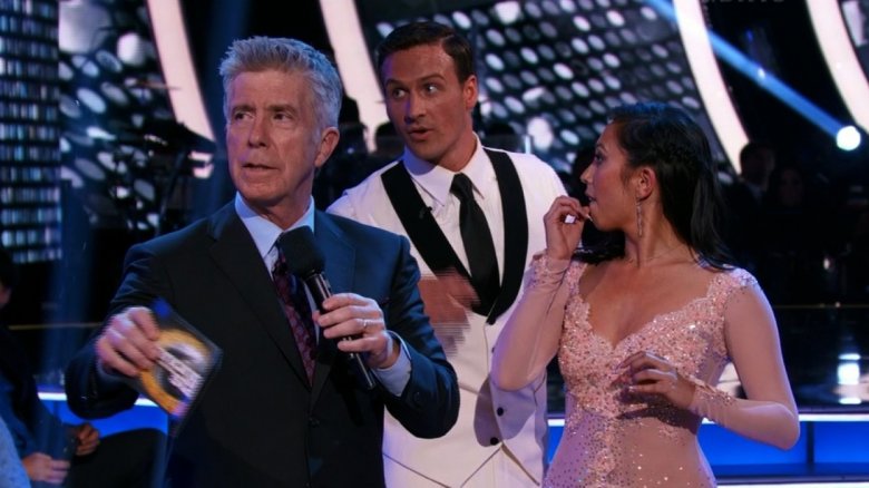 Tom Bergeron, Ryan Lochte, Cheryl Burke