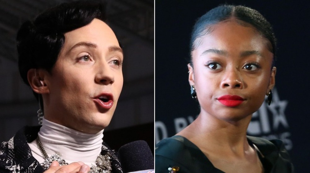 Johnny Weir, Skai Jackson