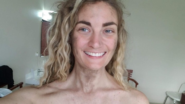 Naked and Afraid's Dani Beau smiling selfie