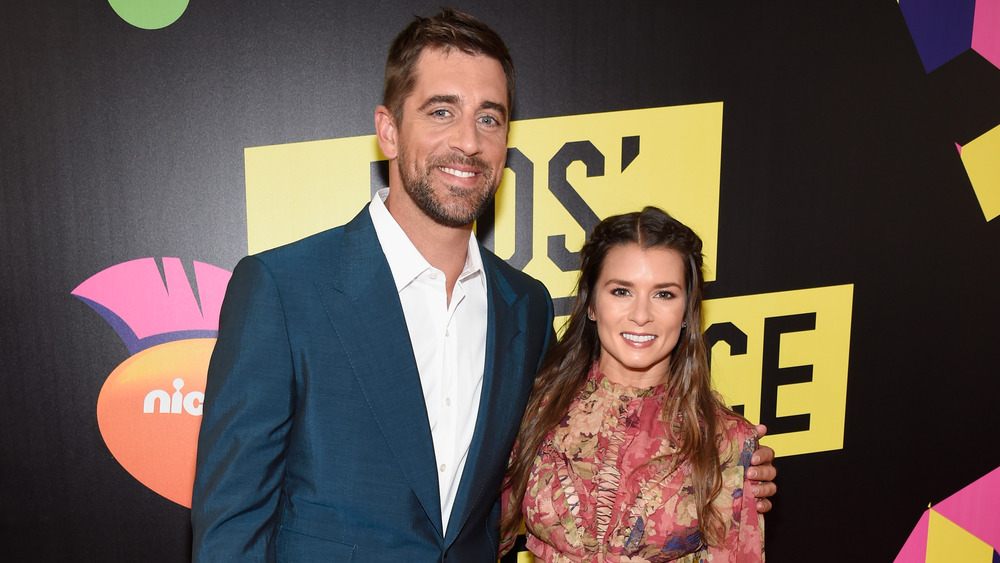 Aaron Rodgers and Danica Patrick