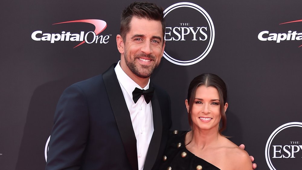 Aaron Rodgers and Danica Patrick