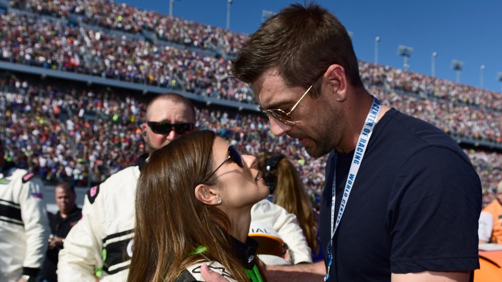 Danica Patrick and Aaron Rodgers