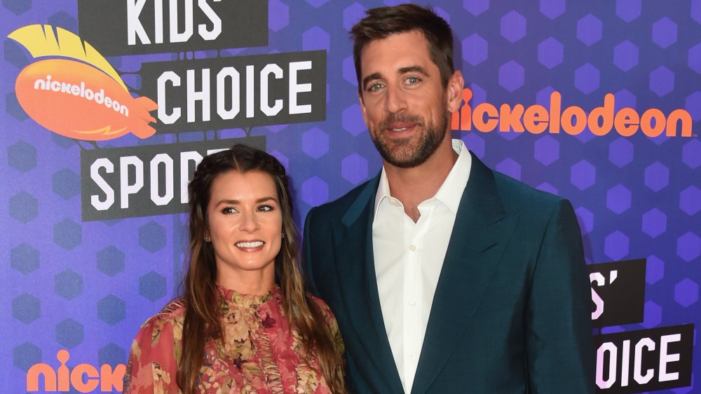 Danica Patrick and Aaron Rodgers