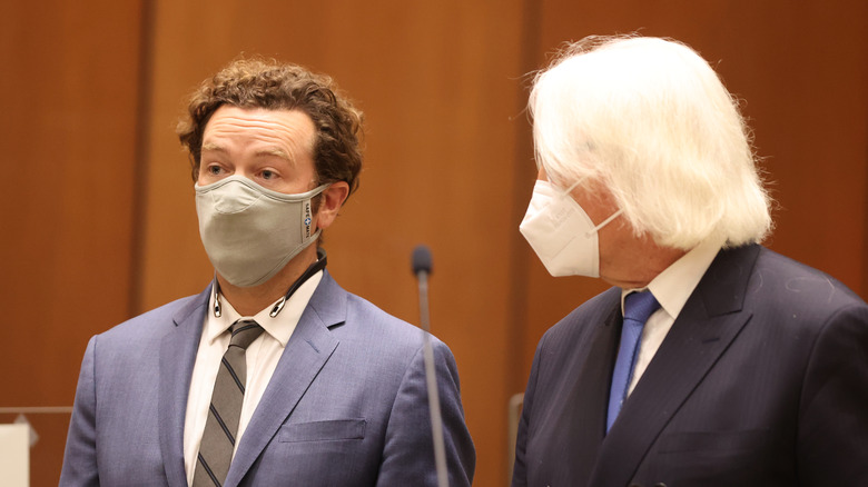 Danny Masterson and lawyer in court 