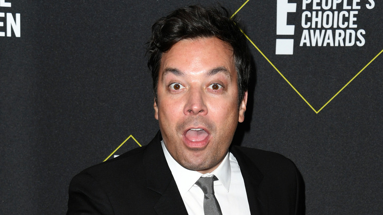 Jimmy Fallon with a shocked face