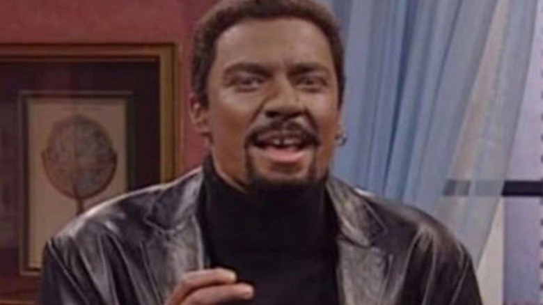 Jimmy Fallon in blackface as Chris Rock