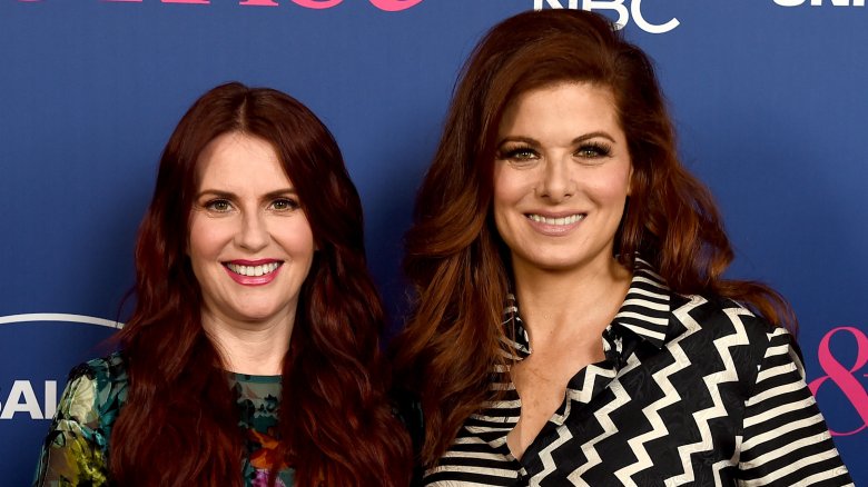 Megan Mullally and Debra Messing