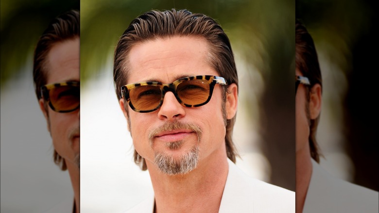 Brad Pitt wearing sunglasses