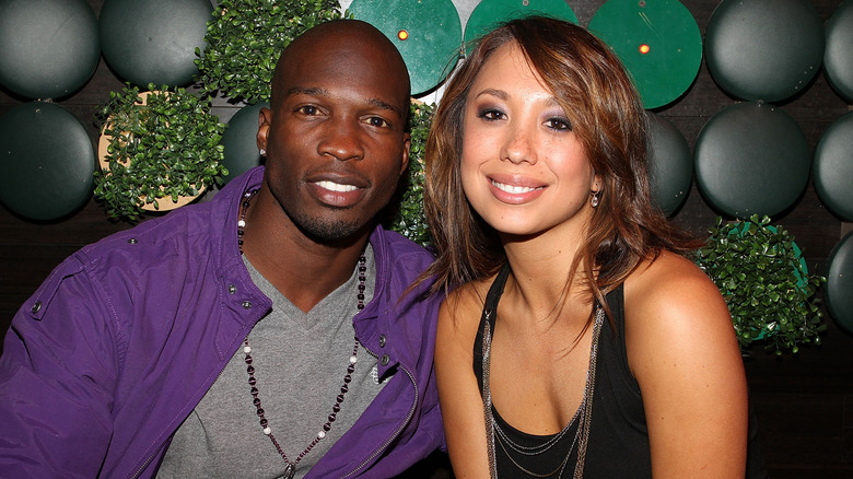 Chad Ochocinco, Cheryl Burke leaning together