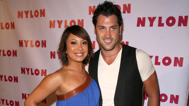 Cheryl Burke, Maksim Chmerkovskiy posing