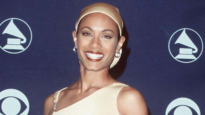 Jada Pinkett Smith's hair wrapped up