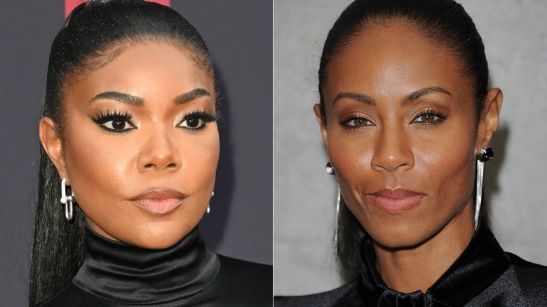 Gabrielle Union and Jada Pinkett Smith in black