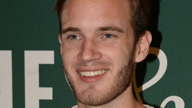 Felix Kjellberg smiling