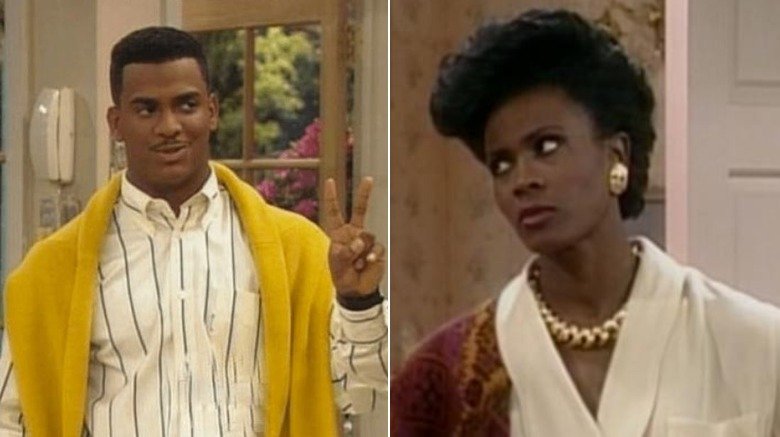 Alfonso Ribeiro, Janet Hubert in The Fresh Prince of Bel-Air