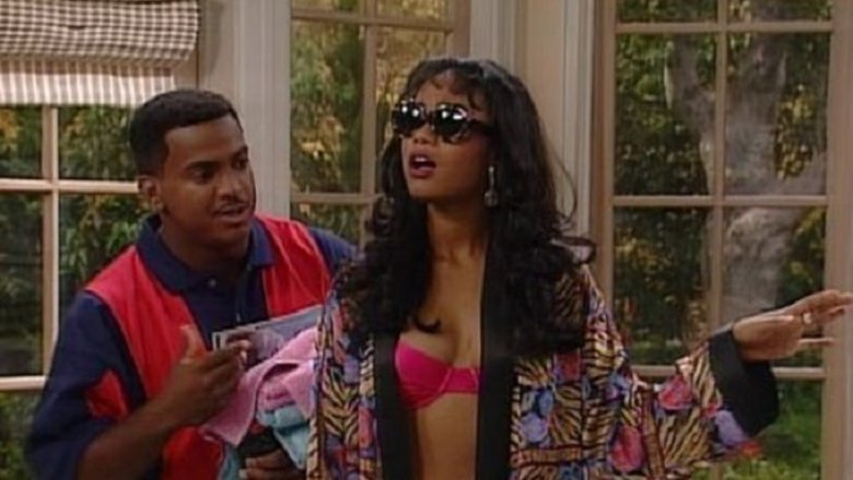 Alfonso Ribeiro, ​Tatyana Ali in The Fresh Prince of Bel-Air