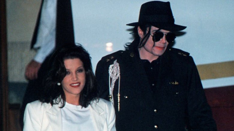 Lisa Marie Presley and Michael Jackson 