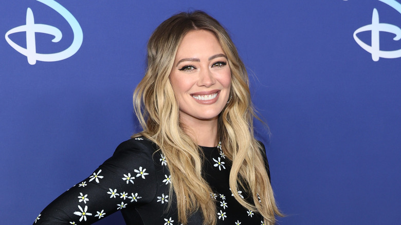 Hilary Duff smiling