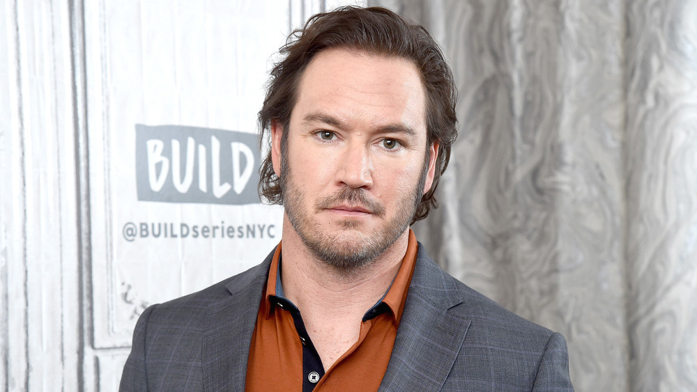 Mark-Paul Gosselaar looking serious 