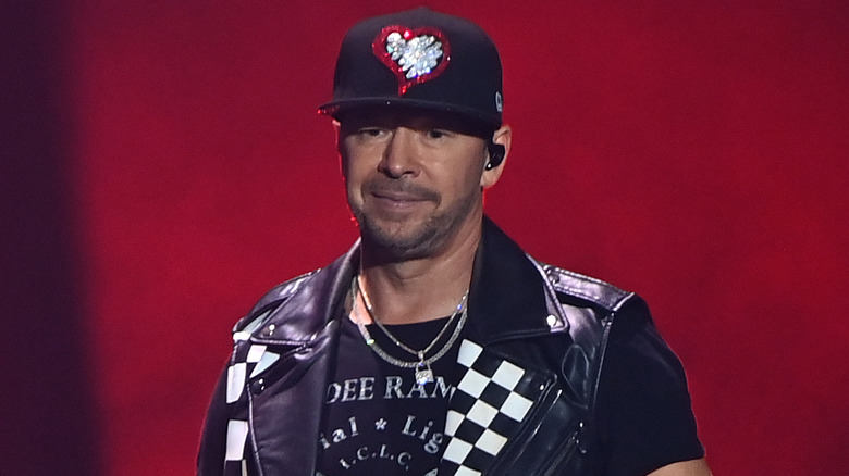 Donnie Wahlberg on stage