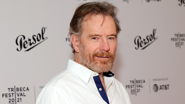 Bryan Cranston with beard on red carpet