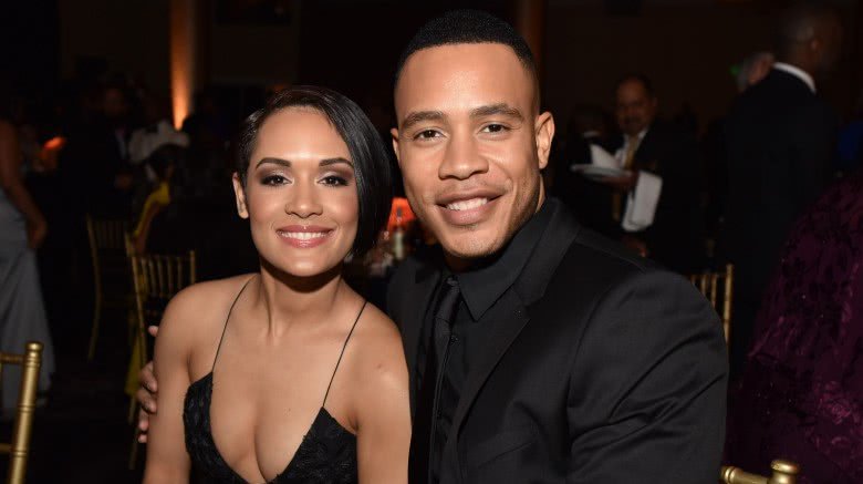 Grace Gealey and Trai Byers