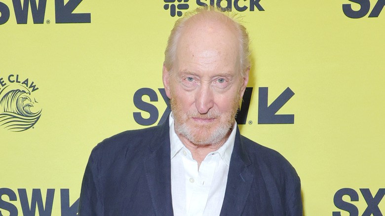 Charles Dance posing