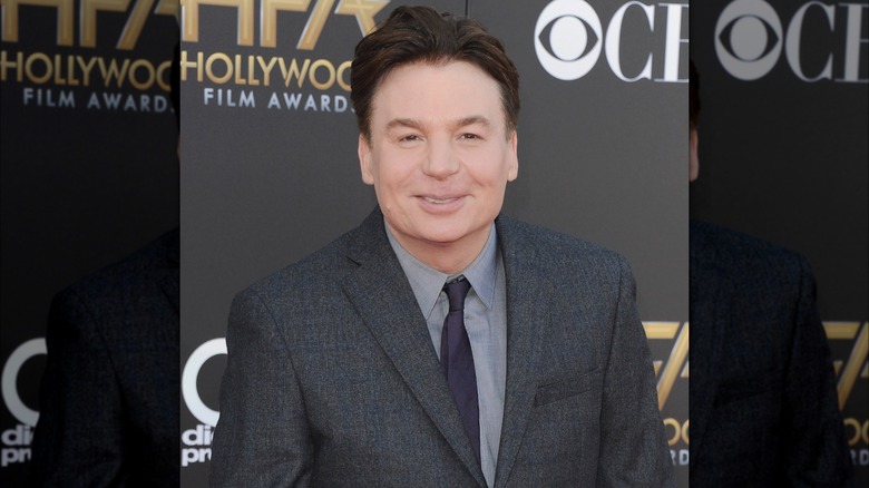 Mike Myers smiling on the red carpet