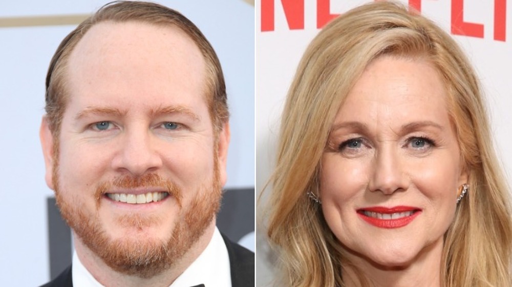 Darren Goldstein smiling, Laura Linney smiling