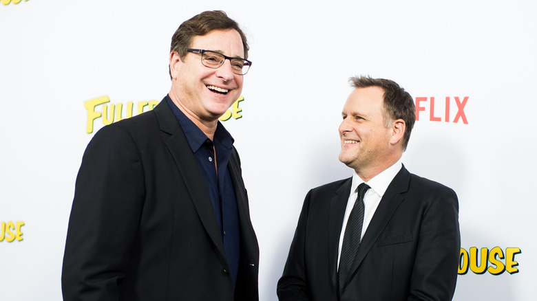 Dave Coulier and Bob Saget pose 