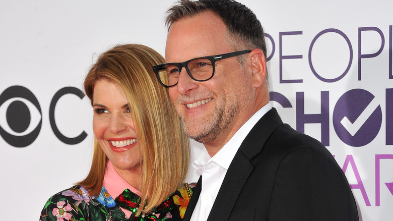 Lori loughlin smiling with dave coulier 