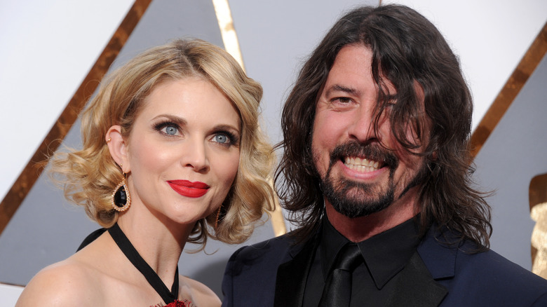 Jordyn Blum and Dave Grohl smiling