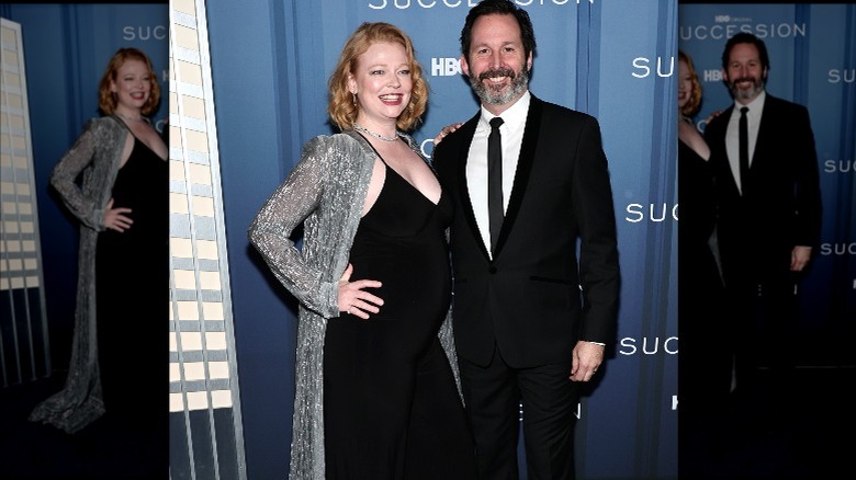 Pregnant Sarah Snook Dave Lawson Succession premiere