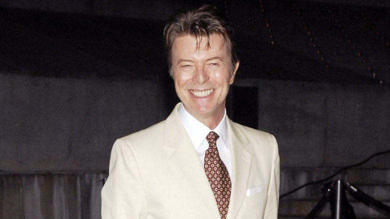 David Bowie in suit