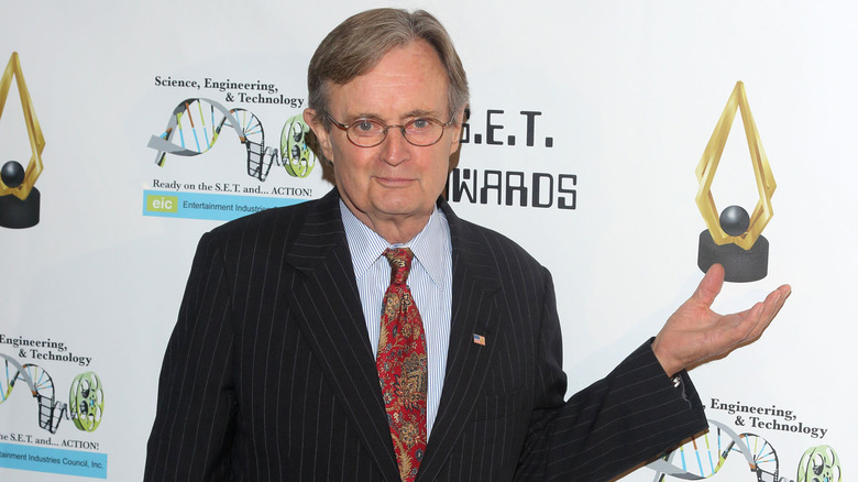 David McCallum, sporting a smirk