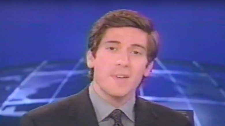 David Muir anchoring World News Now in the early 2000s