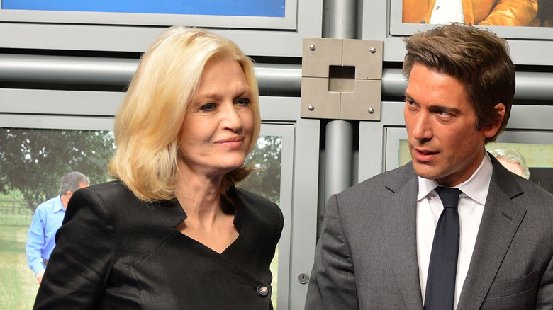 Diane Sawyer and David Muir pictured together